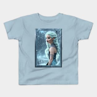 Veil of Winter - Elven Sela Kids T-Shirt